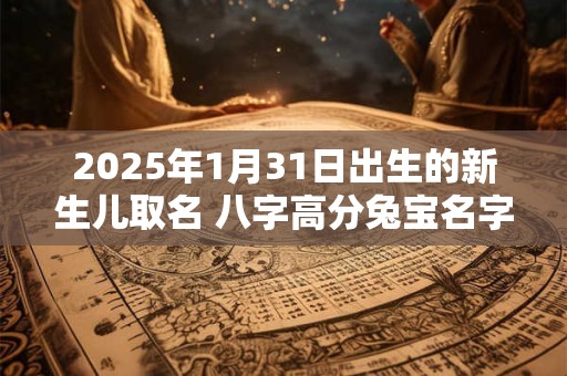 2025年1月31日出生的新生儿取名 八字高分兔宝名字