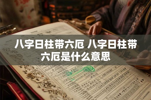 八字日柱带六厄 八字日柱带六厄是什么意思