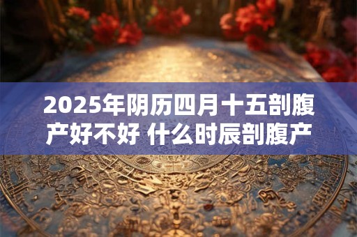 2025年阴历四月十五剖腹产好不好 什么时辰剖腹产好