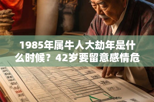 1985年属牛人大劫年是什么时候?42岁要留意感情危机 1985年属牛人大劫年是什么时候?42岁要留意感情危机