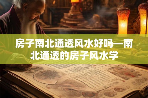 房子南北通透风水好吗—南北通透的房子风水学
