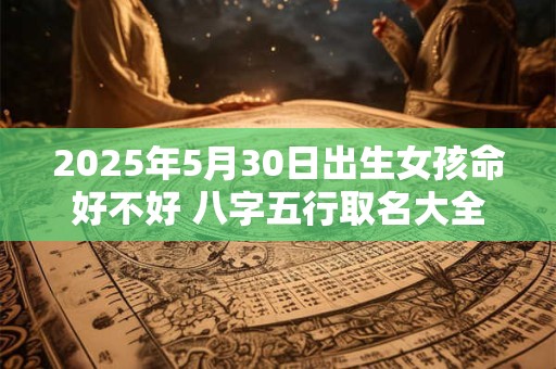 2025年5月30日出生女孩命好不好 八字五行取名大全
