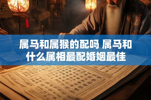 属马和属猴的配吗 属马和什么属相最配婚姻最佳