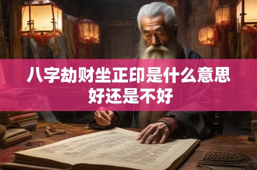 八字劫财坐正印是什么意思 好还是不好 八字劫财坐正印是什么意思 好还是不好