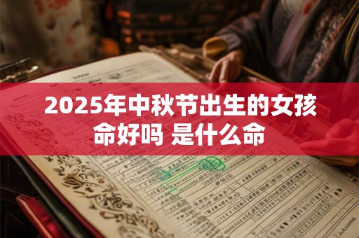 2025年中秋节出生的女孩命好吗 是什么命