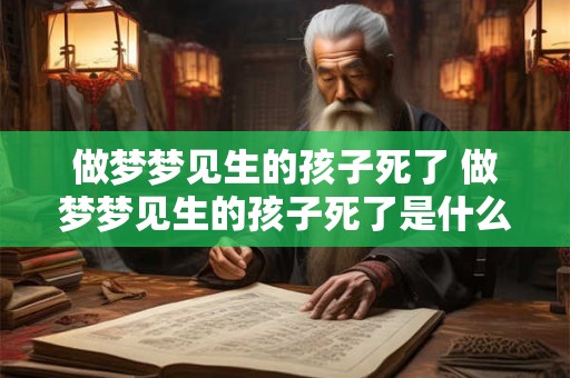做梦梦见生的孩子死了 做梦梦见生的孩子死了是什么意思