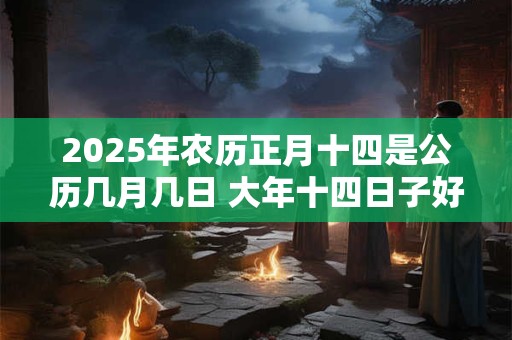 2025年农历正月十四是公历几月几日 大年十四日子好不好