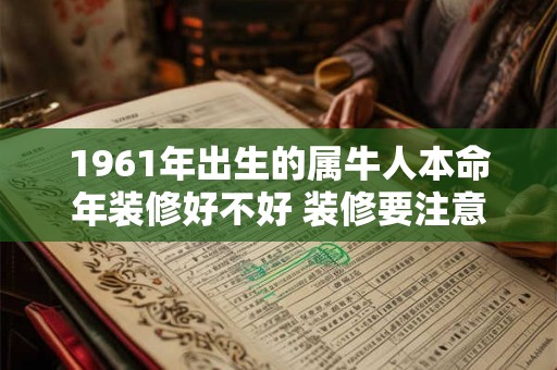 1961年出生的属牛人本命年装修好不好 装修要注意什么