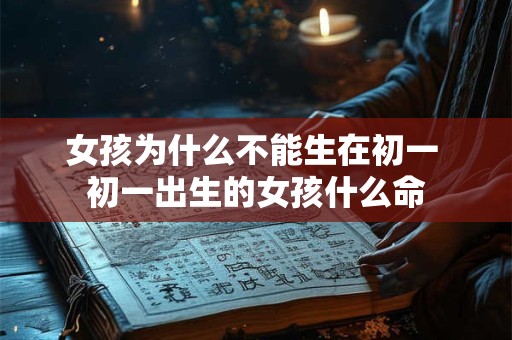 女孩为什么不能生在初一 初一出生的女孩什么命