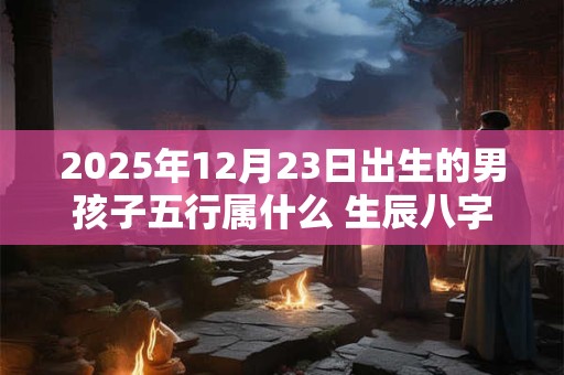 2025年12月23日出生的男孩子五行属什么 生辰八字取名