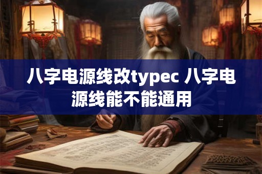 八字电源线改typec 八字电源线能不能通用