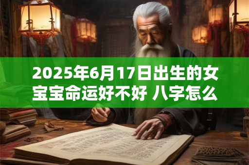 2025年6月17日出生的女宝宝命运好不好 八字怎么样