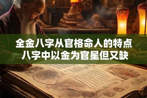 全金八字从官格命人的特点 八字中以金为官星但又缺金怎么办