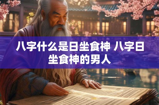 八字什么是日坐食神 八字日坐食神的男人