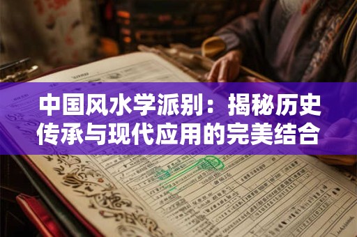 中国风水学派别：揭秘历史传承与现代应用的完美结合