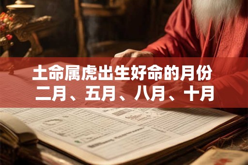 土命属虎出生好命的月份 二月、五月、八月、十月