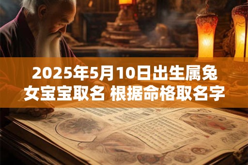 2025年5月10日出生属兔女宝宝取名 根据命格取名字