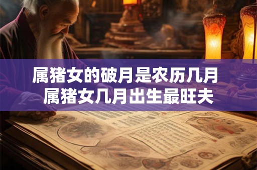 属猪女的破月是农历几月 属猪女几月出生最旺夫