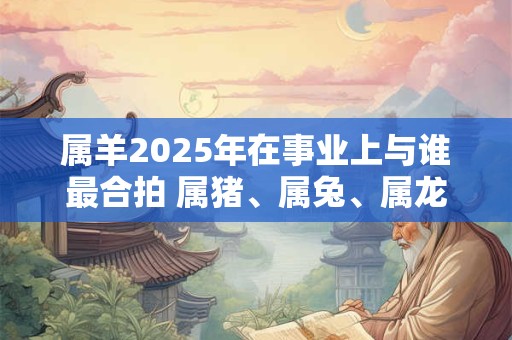 属羊2025年在事业上与谁最合拍 属猪、属兔、属龙