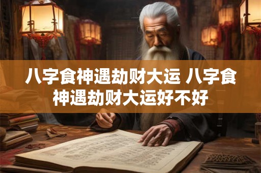 八字食神遇劫财大运 八字食神遇劫财大运好不好