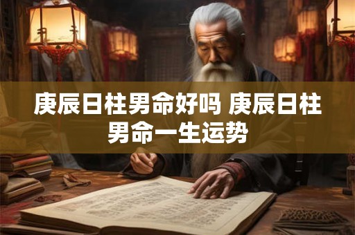 庚辰日柱男命好吗 庚辰日柱男命一生运势