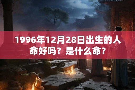 1996年12月28日出生的人命好吗？是什么命？