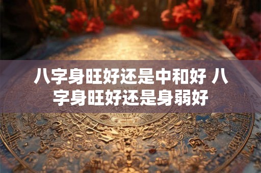 八字身旺好还是中和好 八字身旺好还是身弱好