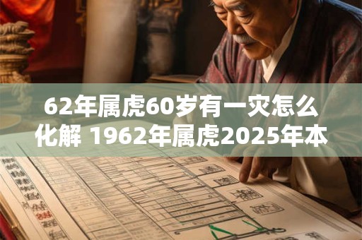 62年属虎60岁有一灾怎么化解 1962年属虎2025年本命年命运如何