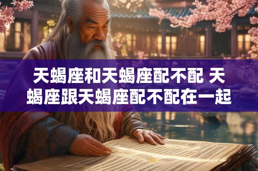 天蝎座和天蝎座配不配 天蝎座跟天蝎座配不配在一起