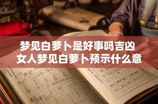 梦见白萝卜是好事吗吉凶 女人梦见白萝卜预示什么意思