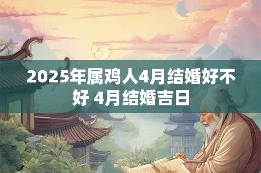 2025年属鸡人4月结婚好不好 4月结婚吉日 2025年属鸡人4月结婚好不好 4月结婚吉日