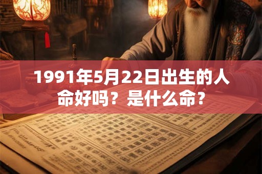 1991年5月22日出生的人命好吗？是什么命？