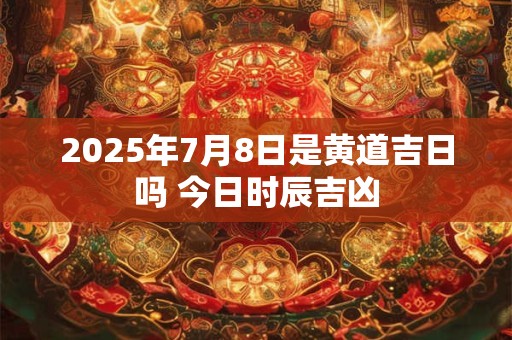 2025年7月8日是黄道吉日吗 今日时辰吉凶