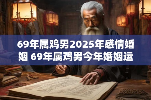 69年属鸡男2025年感情婚姻 69年属鸡男今年婚姻运势如何