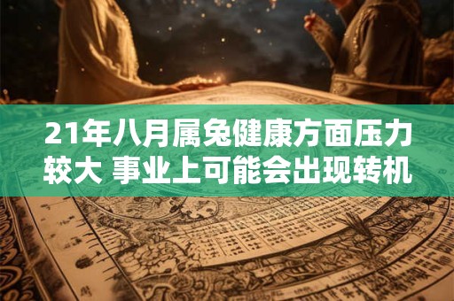 21年八月属兔健康方面压力较大 事业上可能会出现转机