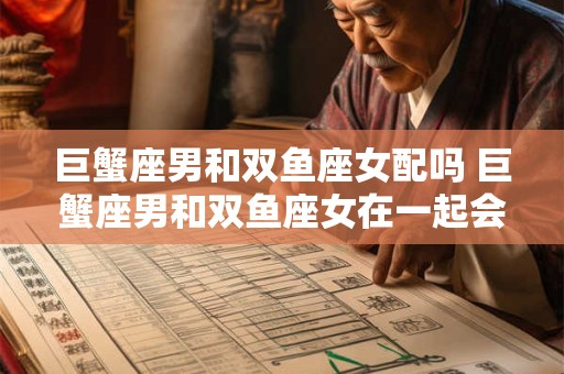 巨蟹座男和双鱼座女配吗 巨蟹座男和双鱼座女在一起会幸福吗