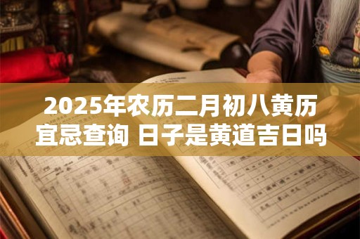 2025年农历二月初八黄历宜忌查询 日子是黄道吉日吗