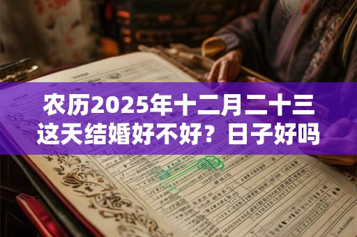 农历2025年十二月二十三这天结婚好不好？日子好吗？