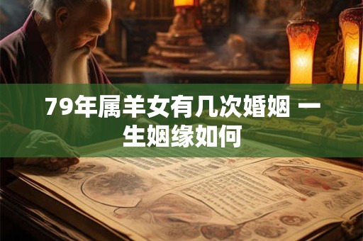 79年属羊女有几次婚姻 一生姻缘如何