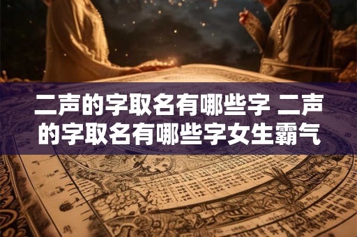 二声的字取名有哪些字 二声的字取名有哪些字女生霸气的