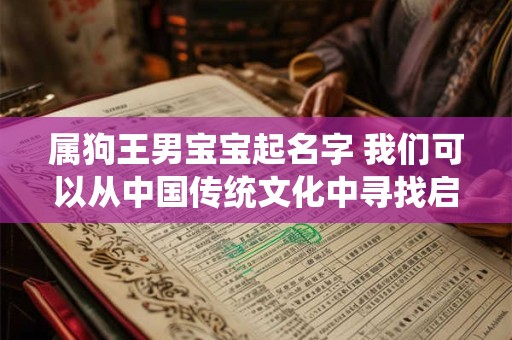 属狗王男宝宝起名字 我们可以从中国传统文化中寻找启示