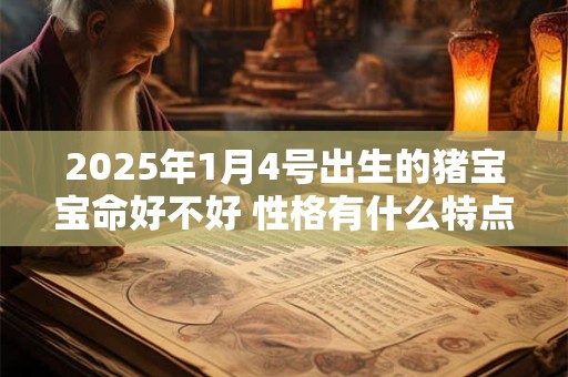 2025年1月4号出生的猪宝宝命好不好 性格有什么特点