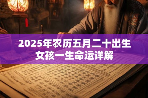 2025年农历五月二十出生女孩一生命运详解