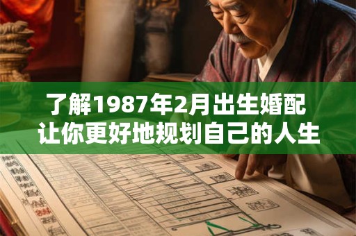 了解1987年2月出生婚配 让你更好地规划自己的人生
