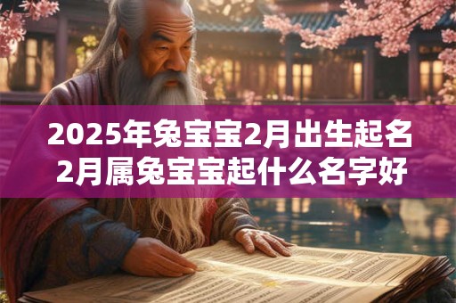 2025年兔宝宝2月出生起名 2月属兔宝宝起什么名字好 2025年兔宝宝2月出生起名 2月属兔宝宝起什么名字好