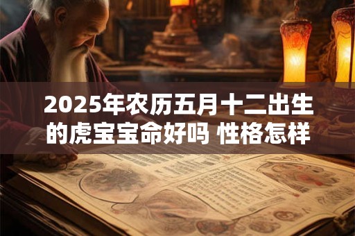 2025年农历五月十二出生的虎宝宝命好吗 性格怎样