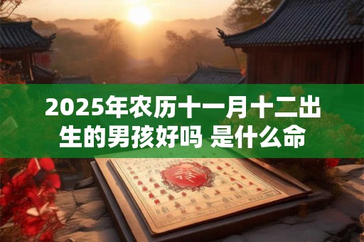 2025年农历十一月十二出生的男孩好吗 是什么命