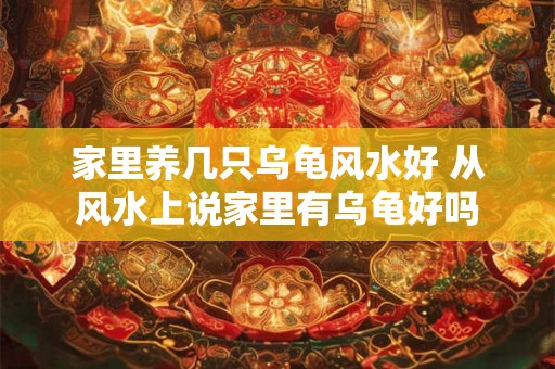 家里养几只乌龟风水好 从风水上说家里有乌龟好吗