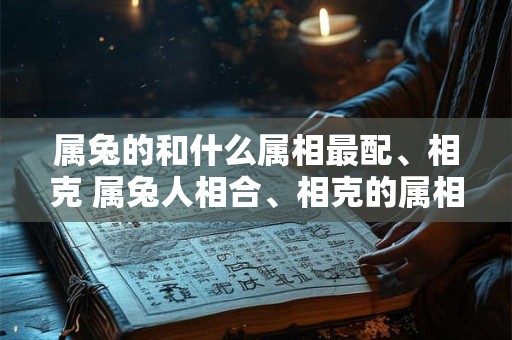属兔的和什么属相最配、相克 属兔人相合、相克的属相有哪些
