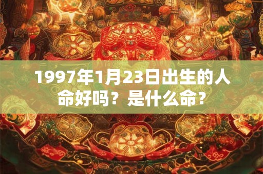 1997年1月23日出生的人命好吗？是什么命？